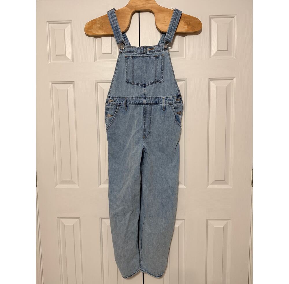 Women's Levi's Light Wash Cross-Back Overalls, Size M